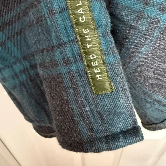 HOWLER BROS. BUTTON UP FLANNEL SHIRT XXL (MINT) - Picture 4 of 6